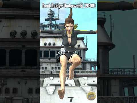 Tomb Raider Lara Croft Landing Evolution (1996-2018)