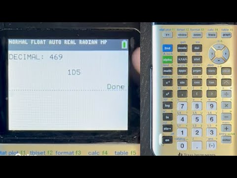 Decimal To Hexadecimal Program for TI-84 Plus