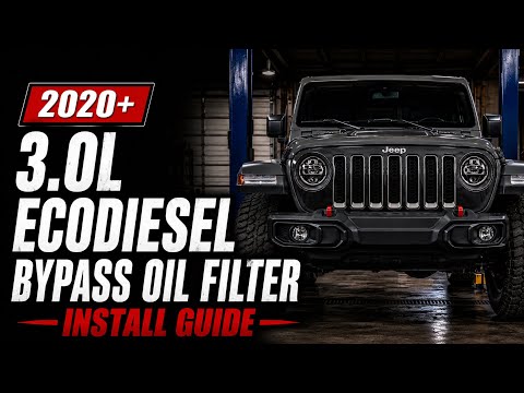 3.0L Jeep Wrangler & Gladiator EcoDiesel Oil Bypass Filter Installation Guide - Insane Diesel