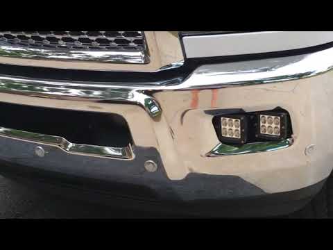 Rigid D2 Fogs in 2018 Ram 2500