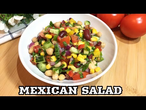 Mexican Salad Recipe | سلطة مكسيكية صحية و سريعة
