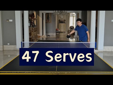 The ULTIMATE Serve Compilation! (47 Table Tennis Serves)