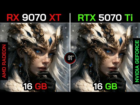 RX 9070 XT VS RTX 5070 Ti : TEST IN 20 GAMES | 1080P -1440P -2160P