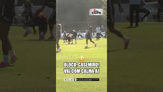 Vídeo: Casemiro dá entrada forte em Endrick durante treino da Seleção Brasileira | CNN ESPORTES