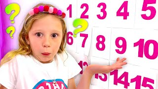 Nastya e papai estão aprendendo matemática