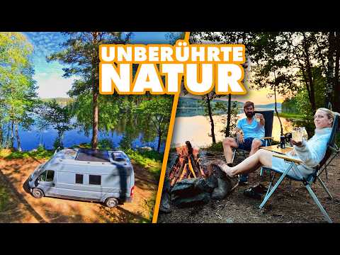 Vanlife in Schweden  💛💙 Freistehen, Feuer und Freiheit