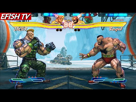 Jack-X & Yoshimitsu vs Zangief & Blanka (Hardest AI) - Street Fighter X Tekken