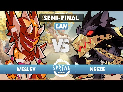 Wesley vs Neeze - Elimination Semi-Final - Spring Royale Invitational 2023 - LAN 1v1