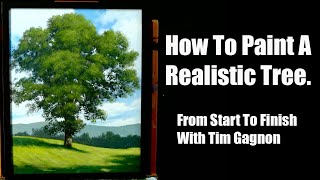 Download lagu How to paint a realistic tree with loose brush strokes - Full lesson in acrylic. mp3