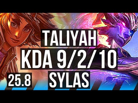 TALIYAH vs SYLAS (MID) | 9/2/10 | KR Challenger | 25.8
