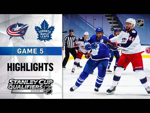 NHL Highlights | Blue Jackets @ Maple Leafs GM5 - Aug. 9, 2020