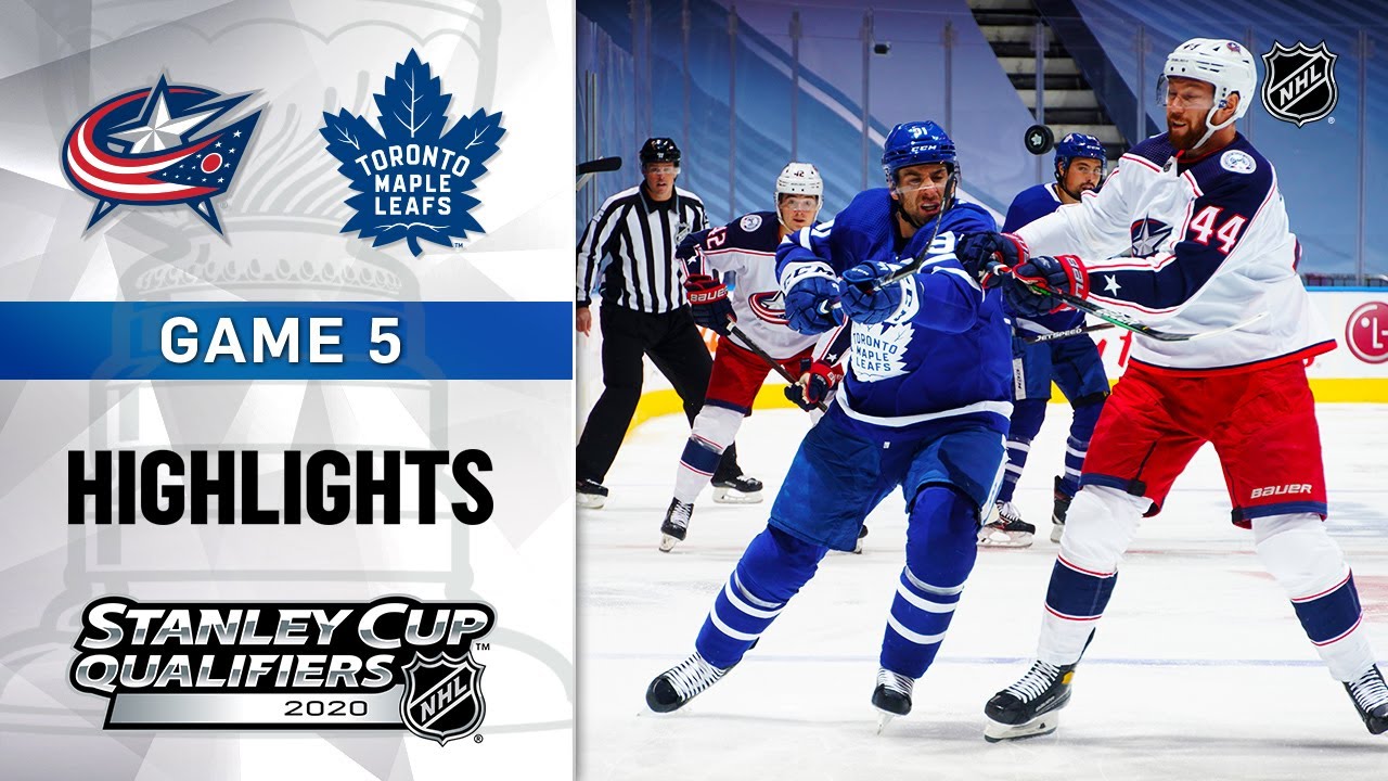 NHL Highlights | Blue Jackets @ Maple Leafs GM5 - Aug. 9, 2020