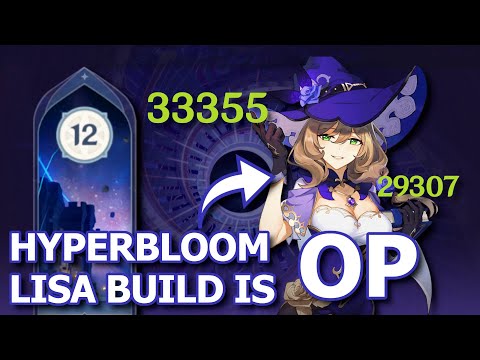Hyperbloom Lisa might be my go-to build now... she's INSANE | Genshin Impact
