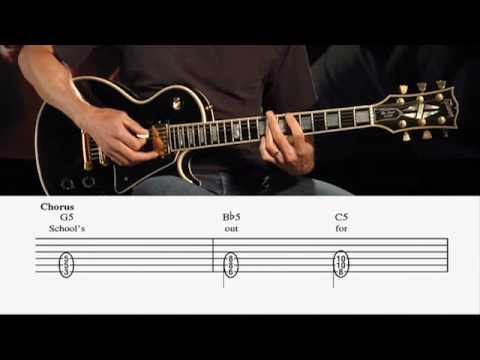 Alice Cooper "School's Out" Guitar Lesson @ GuitarInstructor.com (preview)