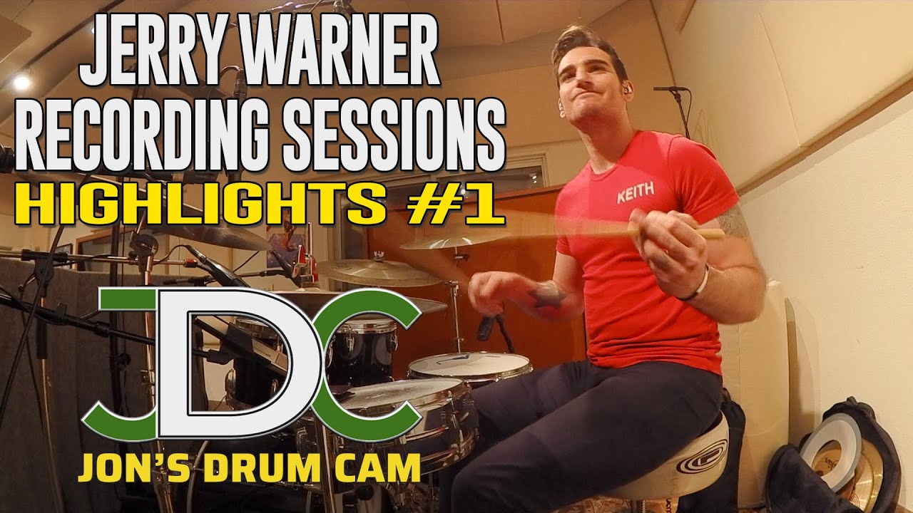 Jon's Drum Cam | Jerry Warner Recording Sessions - Part 1