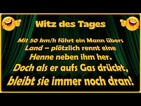 Diese Henne bricht alle Geschwindigkeitsrekorde! 🐓 - Witz des Tages