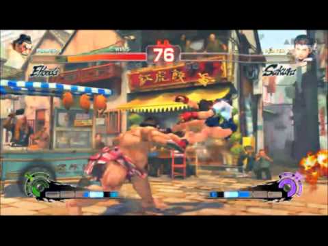 SSF4:AE Tournament - E. Honda VS Sakura (Me)
