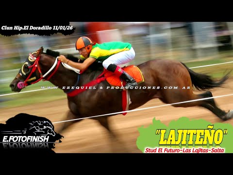 1°LAJITEÑO  2°DON DIEGO JR Club Hipico El Doradillo-Las Lajitas-Salta Domingo 11 de Enero del 2026