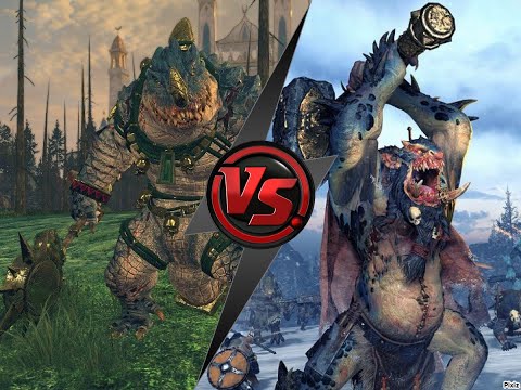 Throgg VS Nakai the Wanderer/ Total War Warhammer 2! Test battles. Duel Legendary Lords.