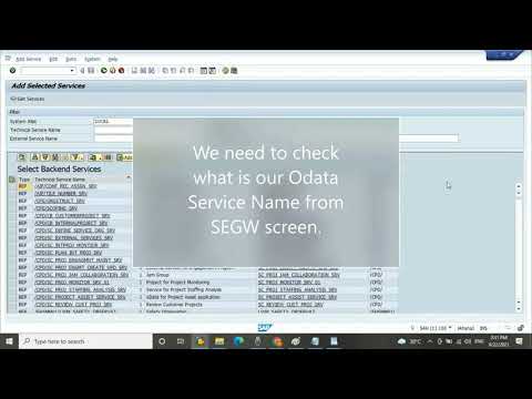 SAP OData creation step by step