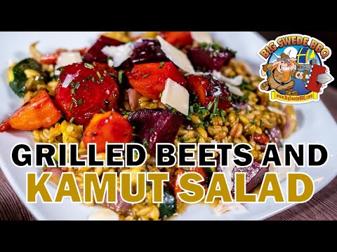 Grilled Beets and Kamut Salad | This ancient grains provides a great texture