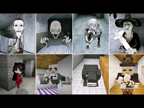 Eyes Scary Thriller All Enemies Normal Jumpscare Vs Minecraft Jumpscare | New Update