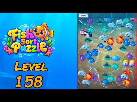 Fish Sort Puzzle Level 158 Walkthrough thumbnail