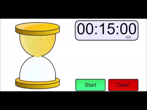 15 Minutes- Sand Timer