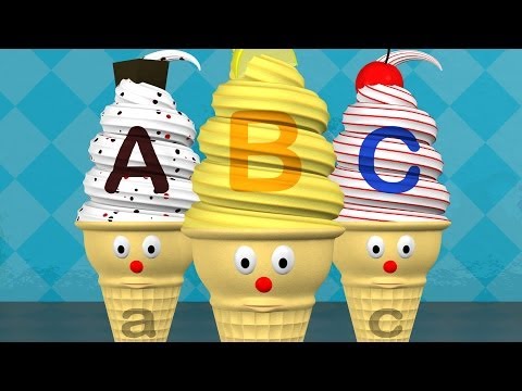 Learn ABC's with Alphabet Ice Cream Cones | Best Learning ABC for Kids Video