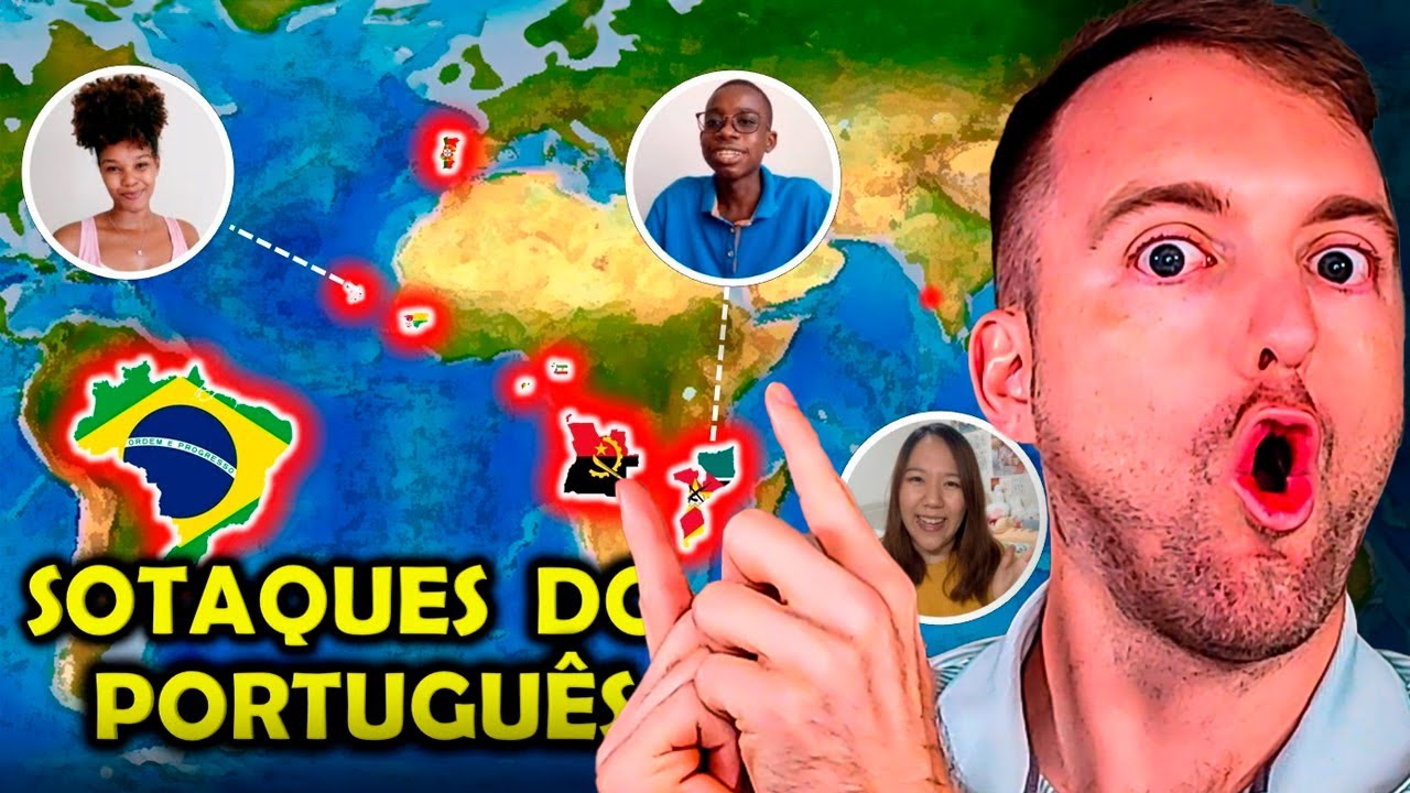GRINGO DESCOBRE 10 PAÍSES QUE FALAM PORTUGUÊS E SEUS SOTAQUES