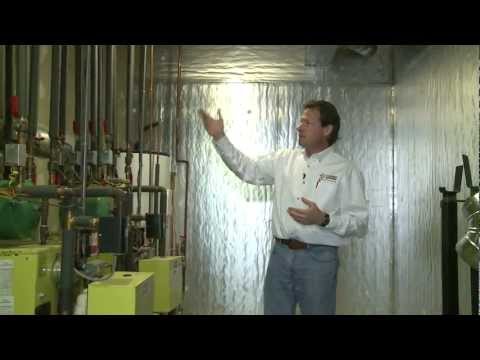 Insulating the Pipes and Walls of a Boiler Room