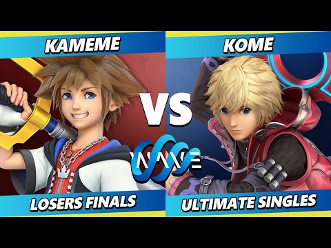 Wave 4 Losers FInals - Kome (Shulk) Vs. Kameme (Sora) Smash Ultimate - SSBU