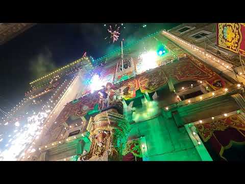 Elevação de São Públio e fogos de artifício