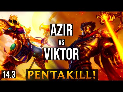 AZIR Mid vs VIKTOR | BR Master - Patch 14.3