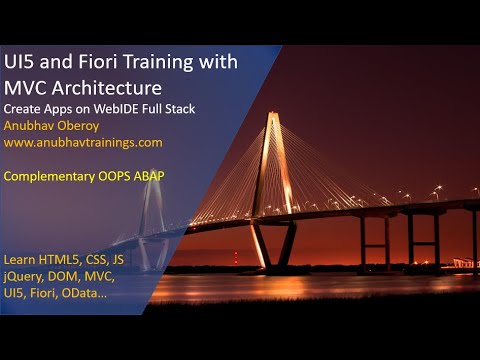 SAP UI5 and Fiori LIVE Training demo | 4th April 2022 7 AM IST | NEW LIVE Batch with Latest topics