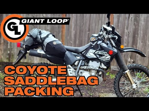 How to Pack Motorcycle Camping Gear on a Dual Sport, Enduro, or ADV Bike in the Giant Loop Coyote