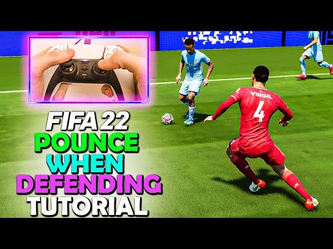 FIFA 22 PRO DEFENDING TRICK | How to POUNCE when DEFENDING in FIFA 22 | FIFA 22 DEFENDING TUTORIAL