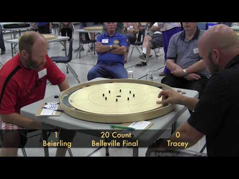 Crokinole 2017 Belleville Final - Tracey v Beierling