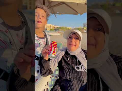 لما الكانز يفور في ماما😂🥤