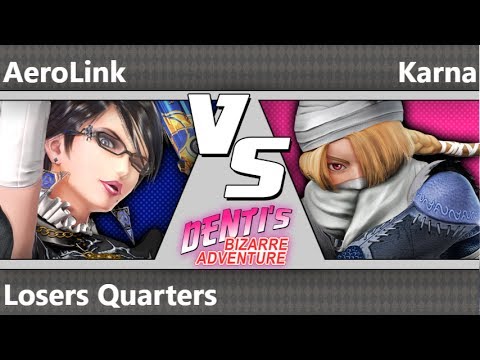 DBA 5 - AeroLink (Bayonetta) vs FX | Karna (Sheik) Losers Quarters - Smash 4