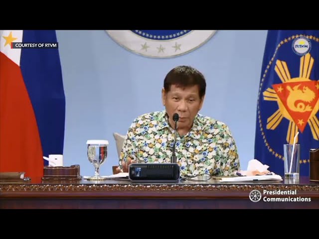 Amid Chinese incursions, Duterte again says nothing PH can do