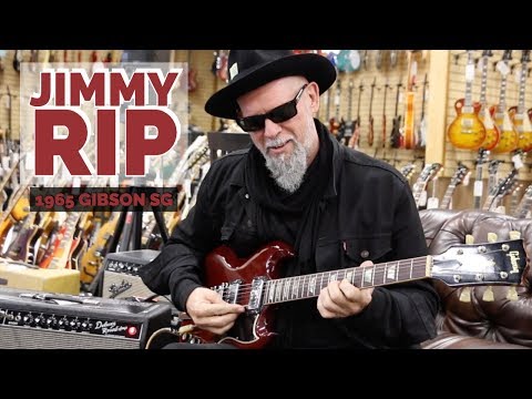 Jimmy Rip playing a 1965 Gibson SG here at Norman's Rare Guitars