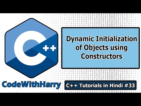 Dynamic Initialization of Objects Using Constructors | C Tutorials for Beginners 33