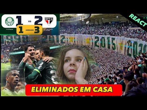 [DIRETO DO ALLIANZ] PALMEIRAS 1x2 SÃO PAULO | Eliminados em casa - São Paulo Superior levou de novo