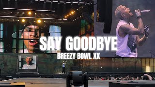 Chris Brown – Say Goodbye LIVE 🖤 | Breezy Bowl XX 2025 (4K | Front Row VIP Pit)
