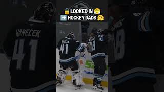 No days off for hockey dads! ????