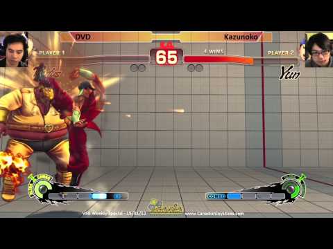 VSB Weekly Special -  USF4 Casuals - DVD vs Kazunoko