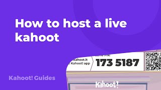 How to host a live kahoot