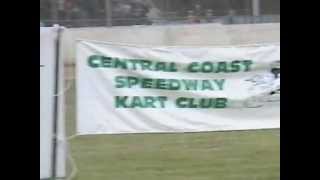 preview picture of video 'Kaila GoKart Crash at Gosford Speedway 2005'