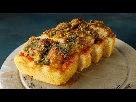 EASY HOMEMADE FOCACCIA BREAD in and AIR FRYER!